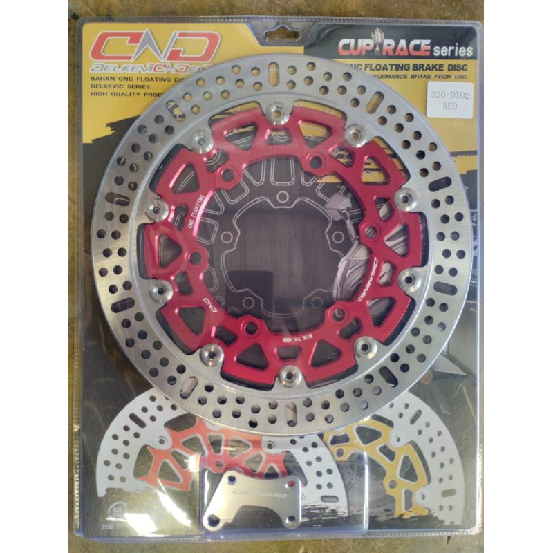 PIRINGAN DEPAN CAKRAM DELKEVIC 320MM DT02 NINJA RR NINJA 250 NINJARR NINJA250 CNC FLOATING BRAKE DISK DISC DISCBRAKE DISKBRAKE 320 MM LUBANG BAUT 6