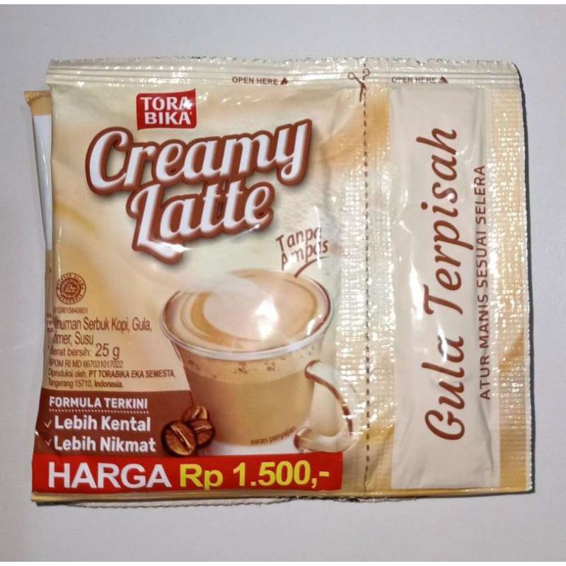 

kopi ccreamy latte renceng 10pic