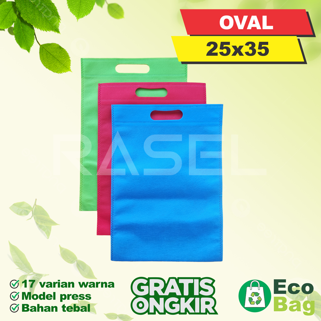 

Tas 25x35 spunbond goodie bag polos kantong souvenir