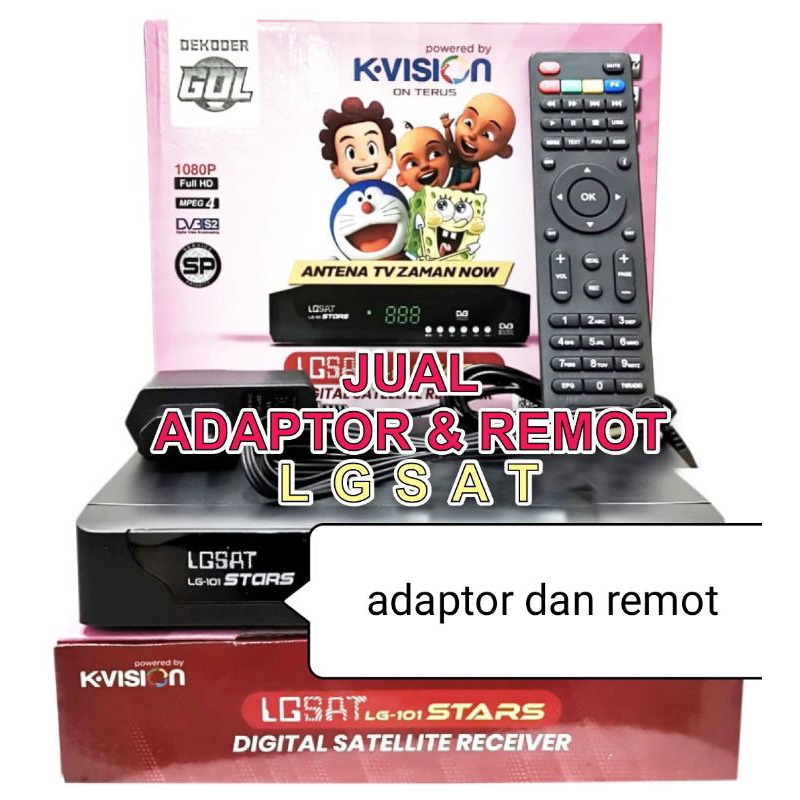 adaptor dan remot receiver lgsat Oracle 101
