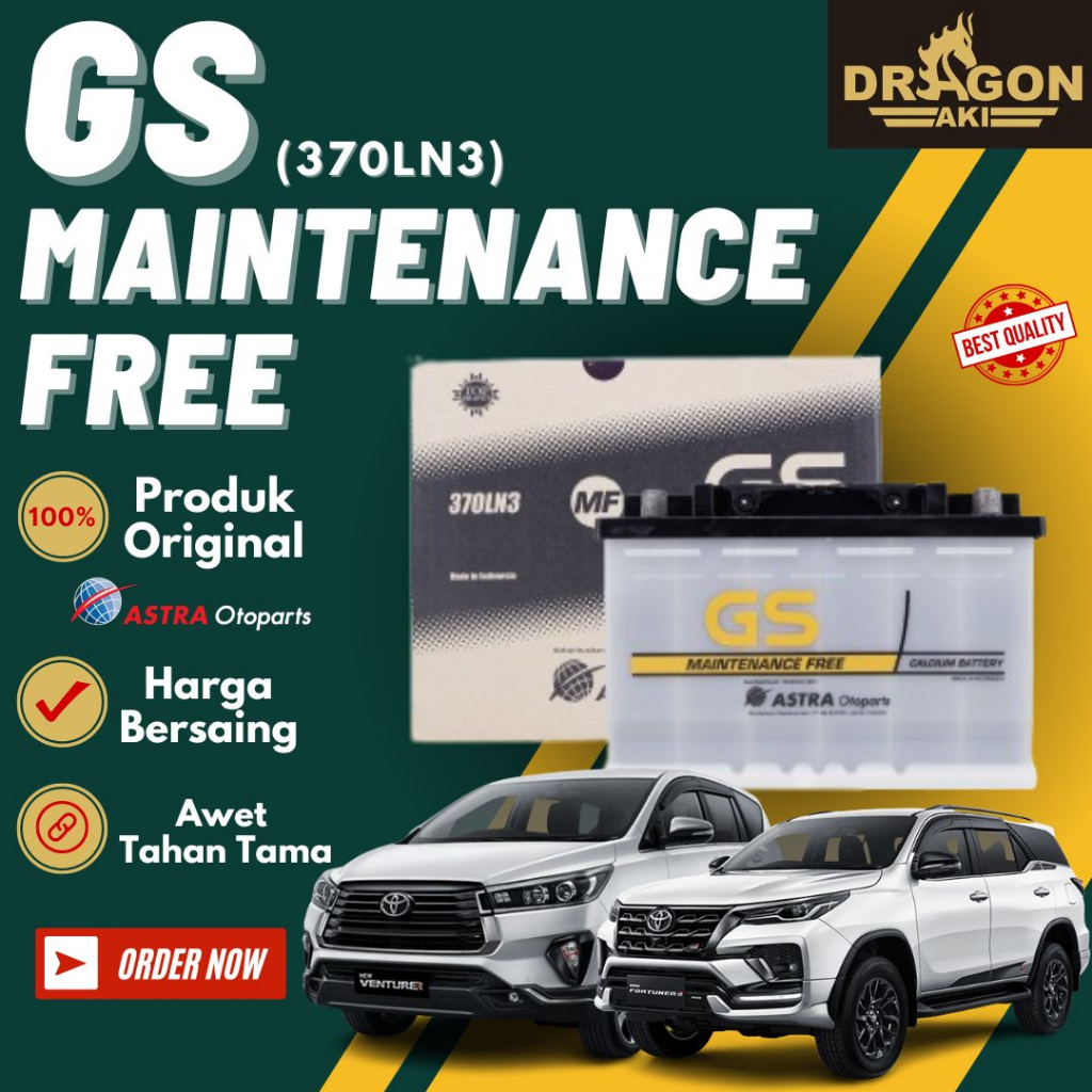 Aki mobil Gs mf 370ln3