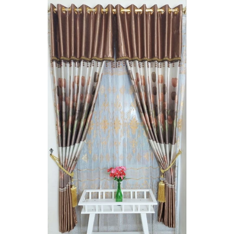 Gorden Blackout Imfort Premium Tebal Mewah Gorden Blackout Glossy Gorden Pintu