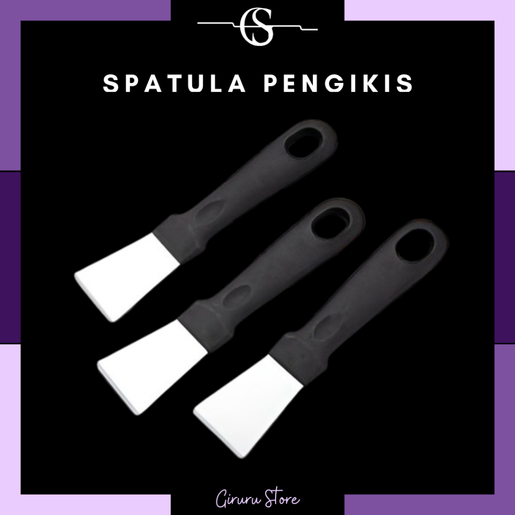 Spatula Pengikis / Spatula Scraper Stainless / Spatula Pengikis Multifungsi Pizza Roti