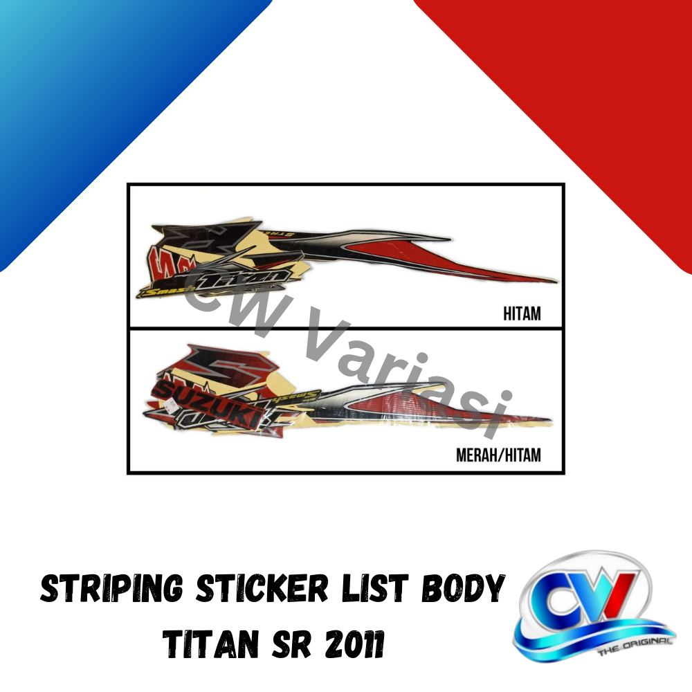 STRIPING STICKER LIST BODY SMASH TITAN SR 2011