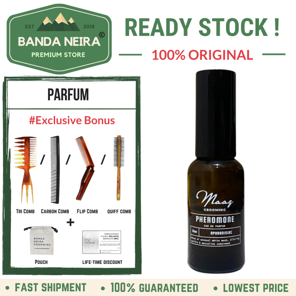 MAAZ Grooming Pheromone Eau De Parfum / EDP / Perfume Pria