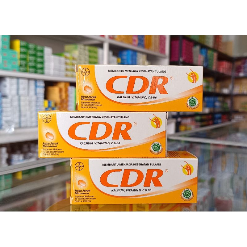 CDR & CDR Fortos isi 10 Tablet Suplemen Tulang