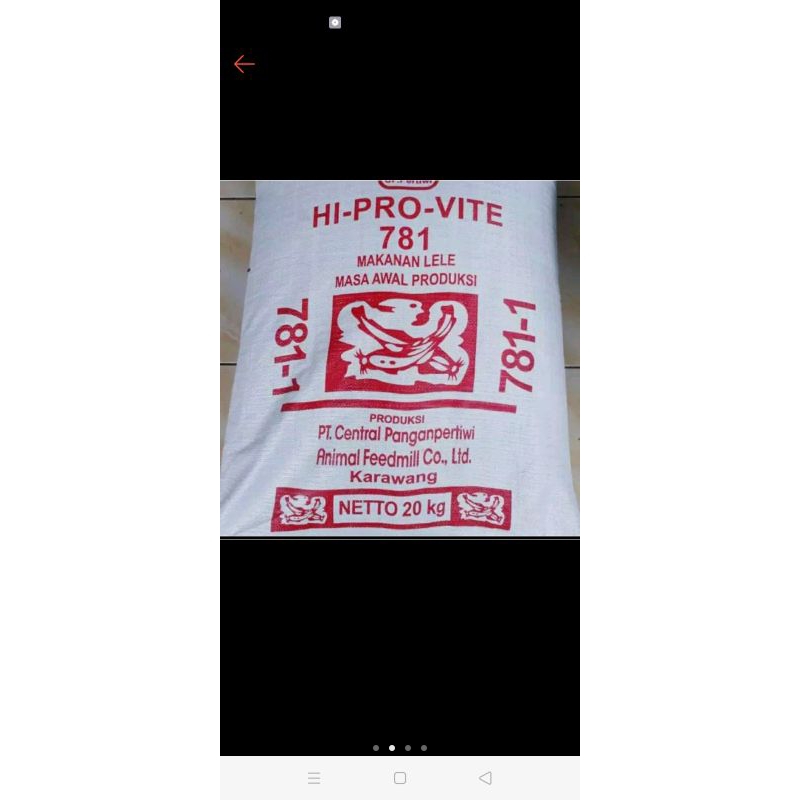 Pelet ikan 781-1 Hi-provit 1kg