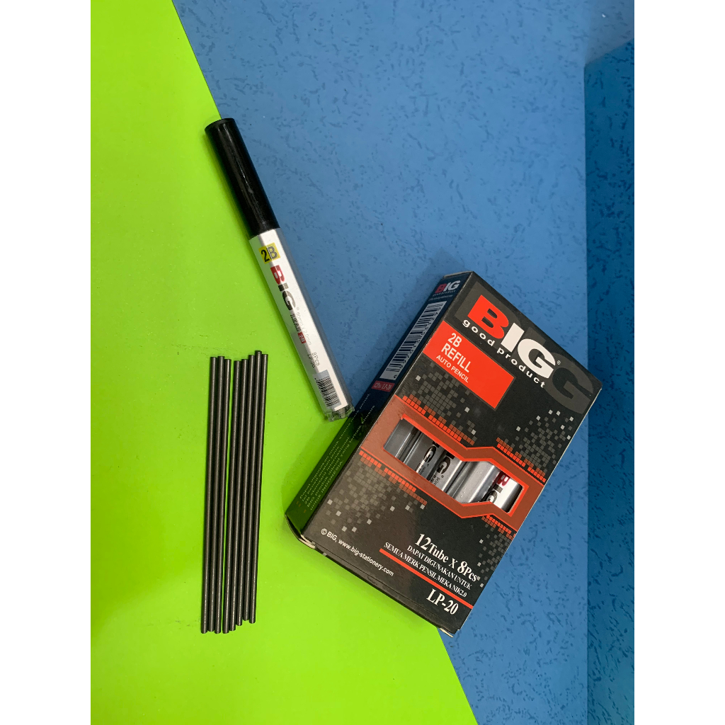 

Isi/Reffil pensil mekanik BIG 2.0 2B hitam