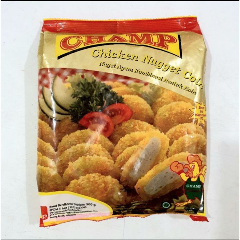 

Champ Chicken Nugget Coin 500gr