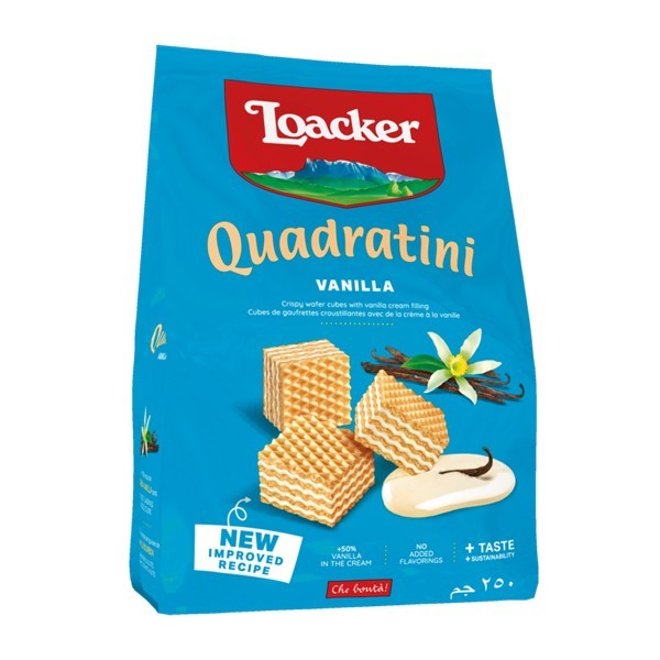 

LOACKER QUADRATINI VANILLA 125G