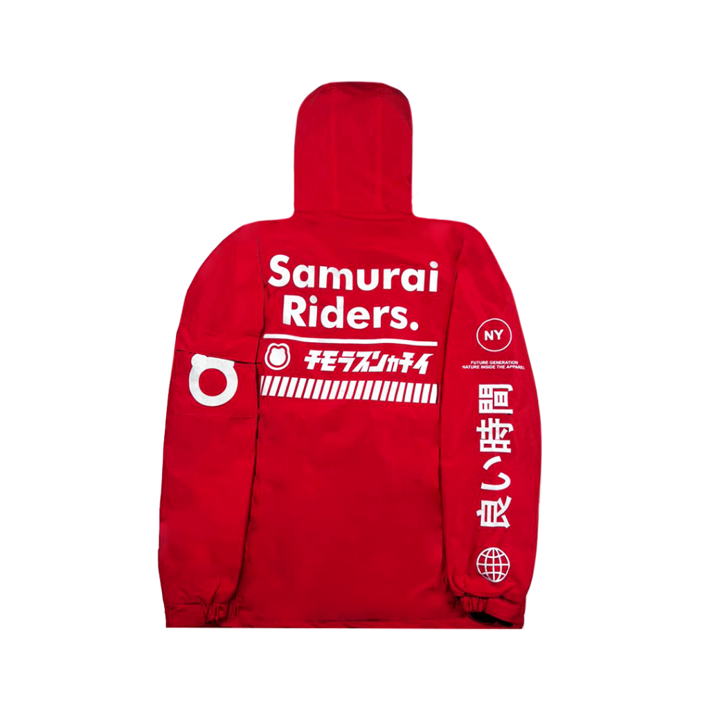 Namory Invasion Jacket Windbreaker Samurai Riders MERAH