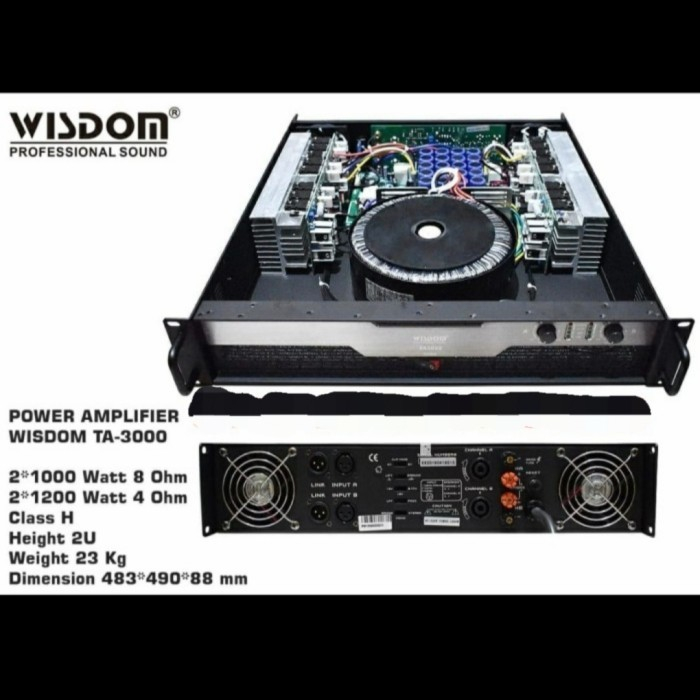 POWER AMPLIFIER WISDOM TA 3000