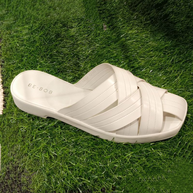 PROMO SANDAL SEPATU WANITA BUSTONG SLIP ON PRODUK ORIGINAL BRAND BE.BOB