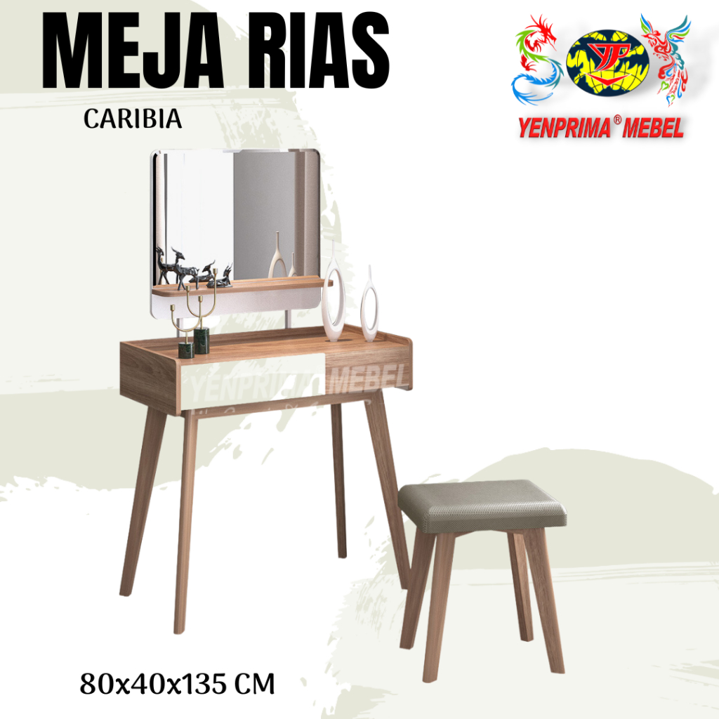 [YENPRIMA] Siantano MR Caribia/ Meja Rias Minimalis /Dressing Table