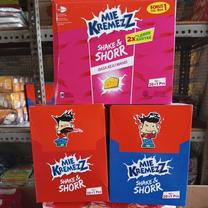 

Mie kremezz shake & shorr isi 20+1 pcs