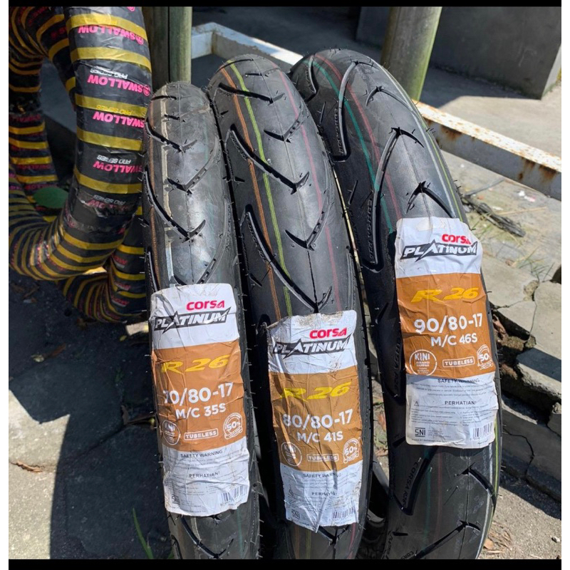 Ban corsa platinum R26 tubeles ring 17 ( 70/80 80/80 90/80 ) 1ban