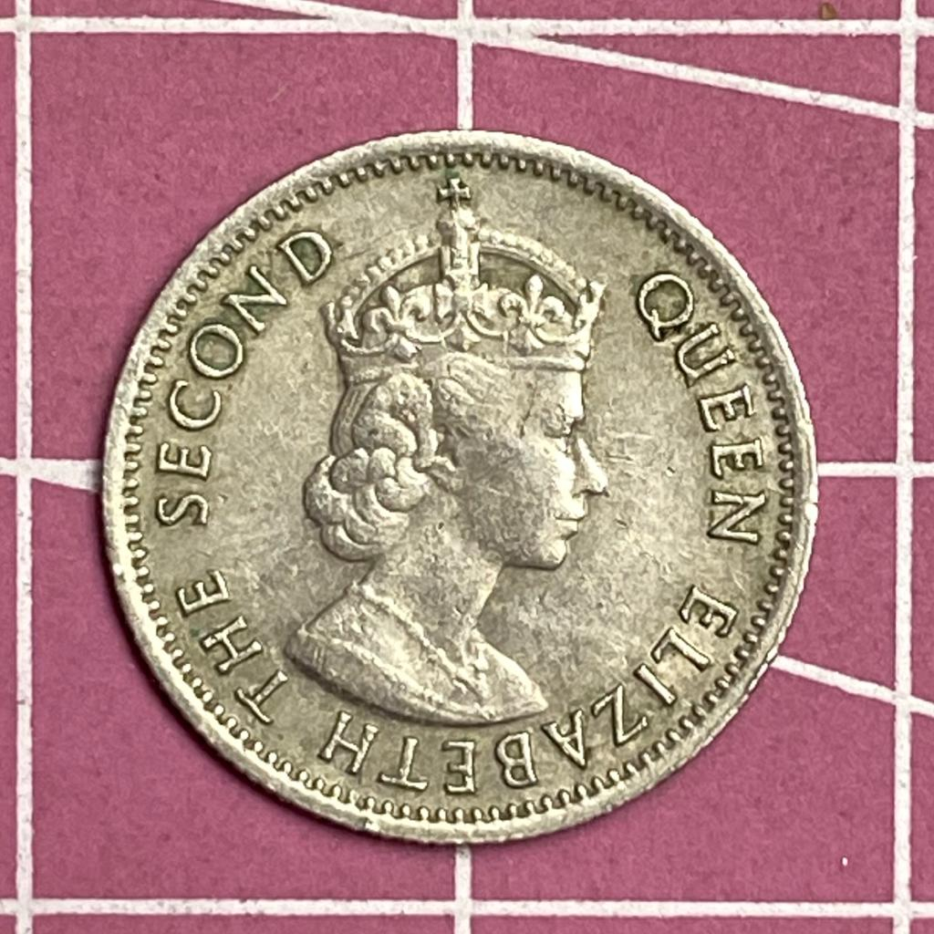 Uang Koin Malaya Dan British Borneo 5 Cent Tahun 1961