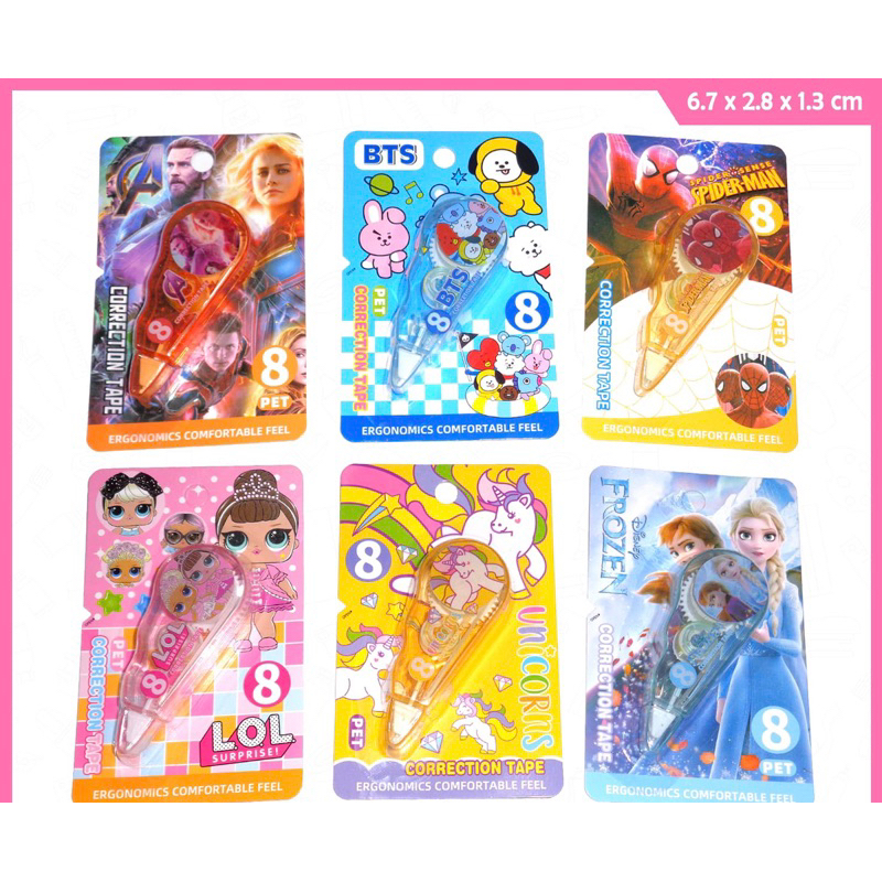 Tipex kertas tip-ex kertas tipex roll tip-ex roll tip-ex tipex kecil tipex avenger tipex LOL tipex B