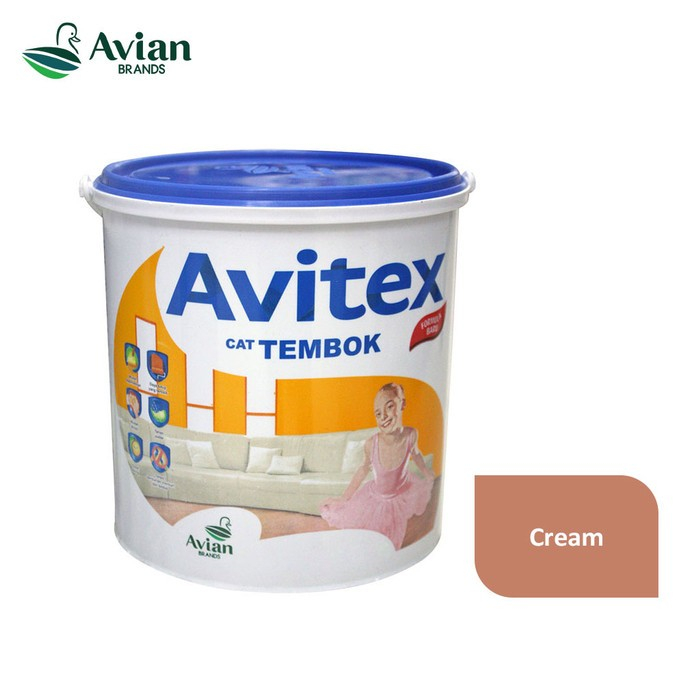 Avitex Interior Cat Tembok 5kg 040 Cream Ready Bandung