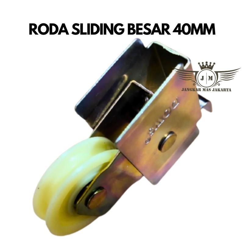 JKM Roda Matex Coak Besar 4cm / Sliding Door Dekson Pintu Lemari Dows RSD Kualitas Terbaik