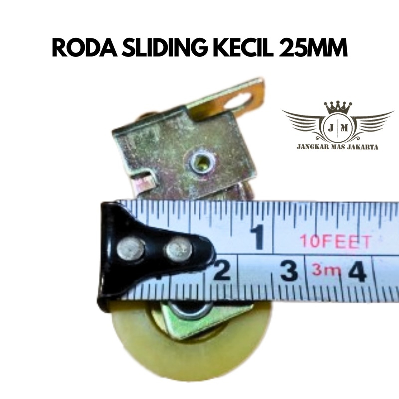JKM Roda Matex Coak Kecil 2.5cm Sliding Door Dekson Pintu Lemari Dows RSW Kualitas Terbaik