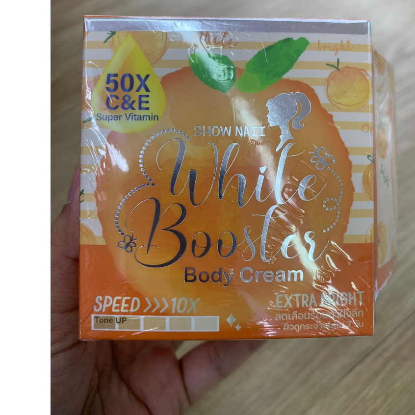 BODY CREAM WHITE BOOSTER / BODY CREAM AURA BOOSTER / CREAM PENCERAH ORIGINAIL THAILAND