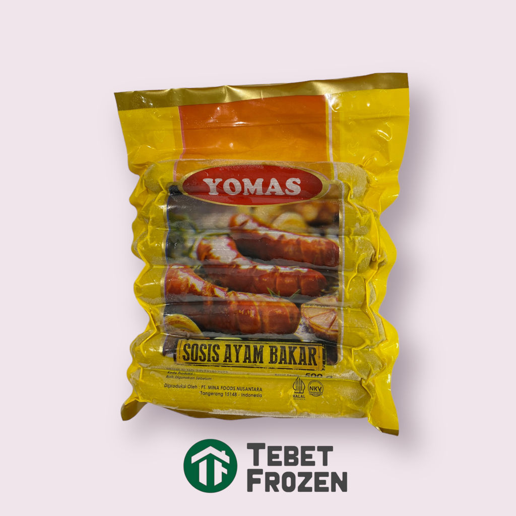 

YOMAS SOSIS BAKAR AYAM JUMBO 500GRAM - TEBET FROZEN