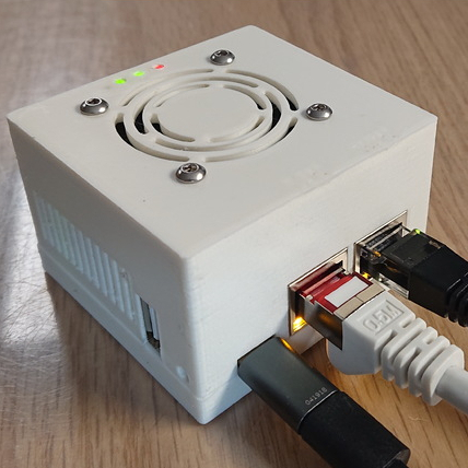 Case Casing Orange Pi R1 Plus case with fan LTS Enclosure - Z3D