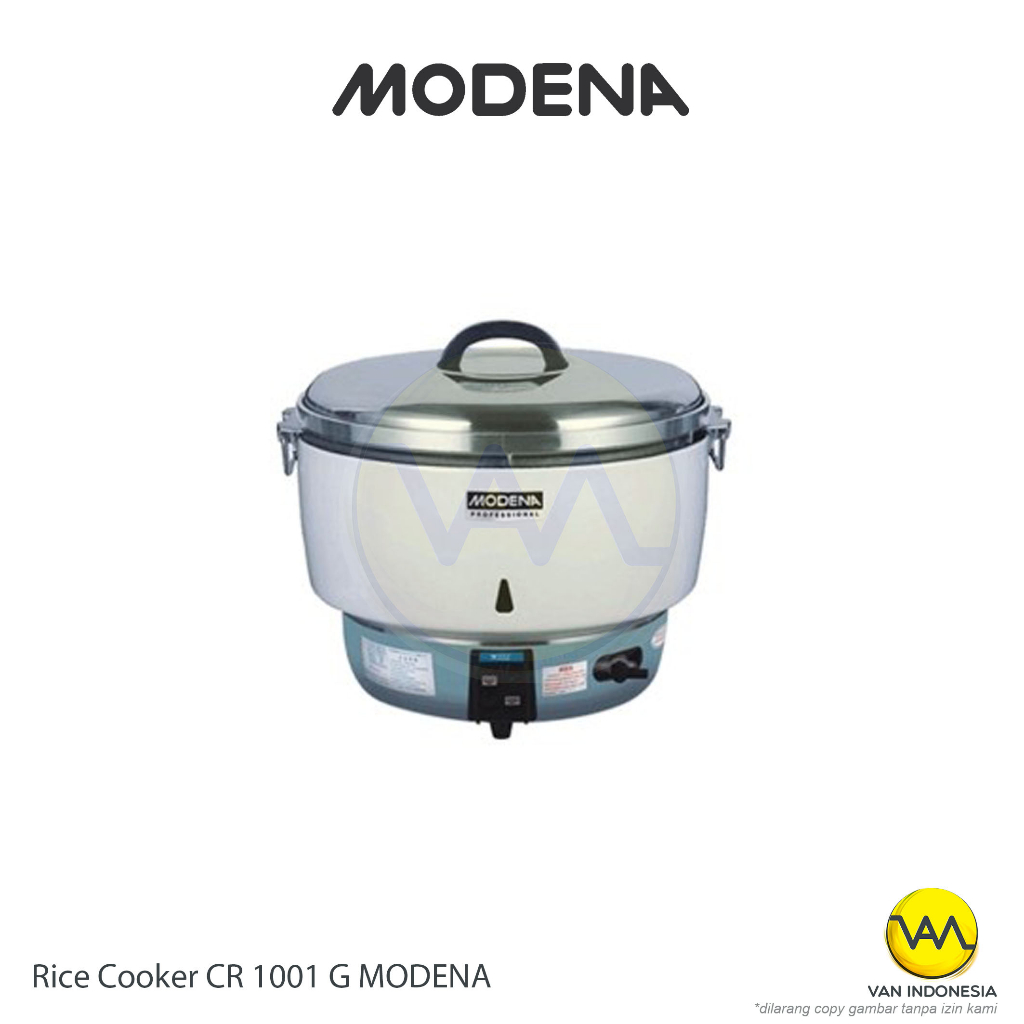 Gas Rice Cooker 10 Liter Kapasitas Besar CR 1001 G MODENA Gas Penanak Nasi