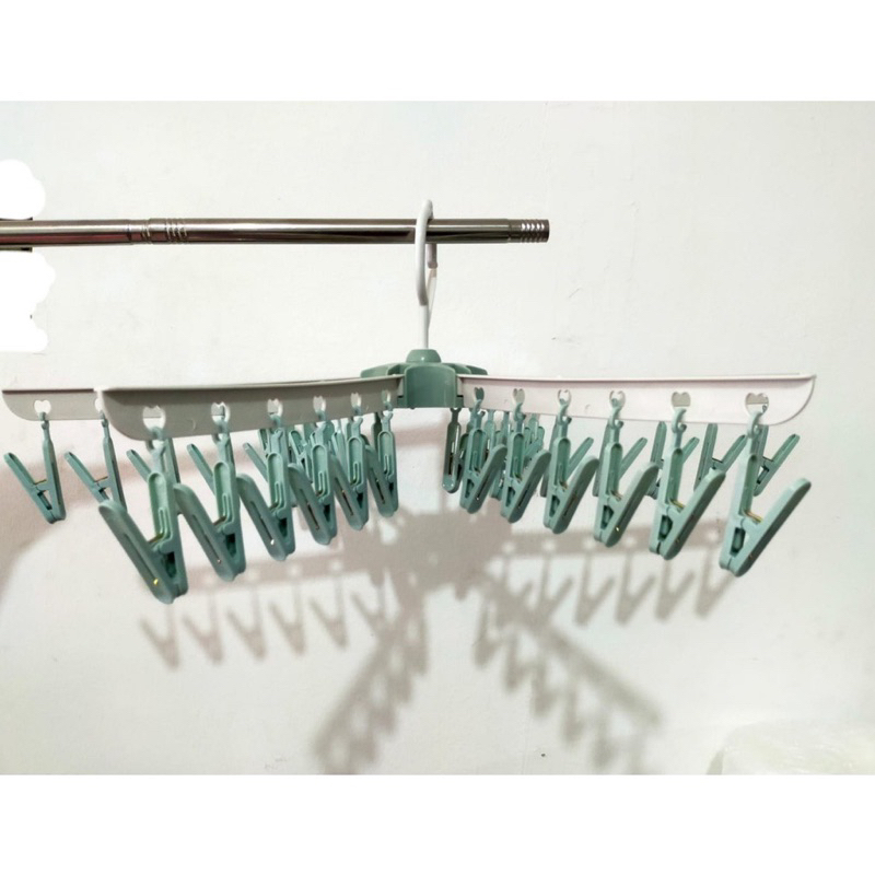 Gantungan Baju Anak Bayi Putar Lipat Serbaguna