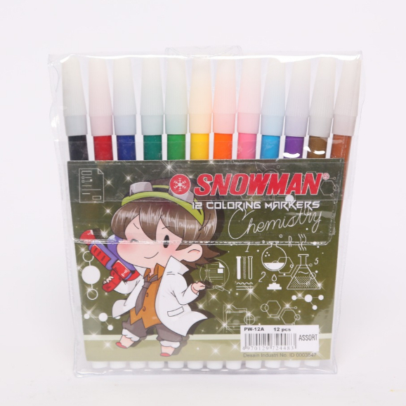 

Spidol Snowman 12 warna