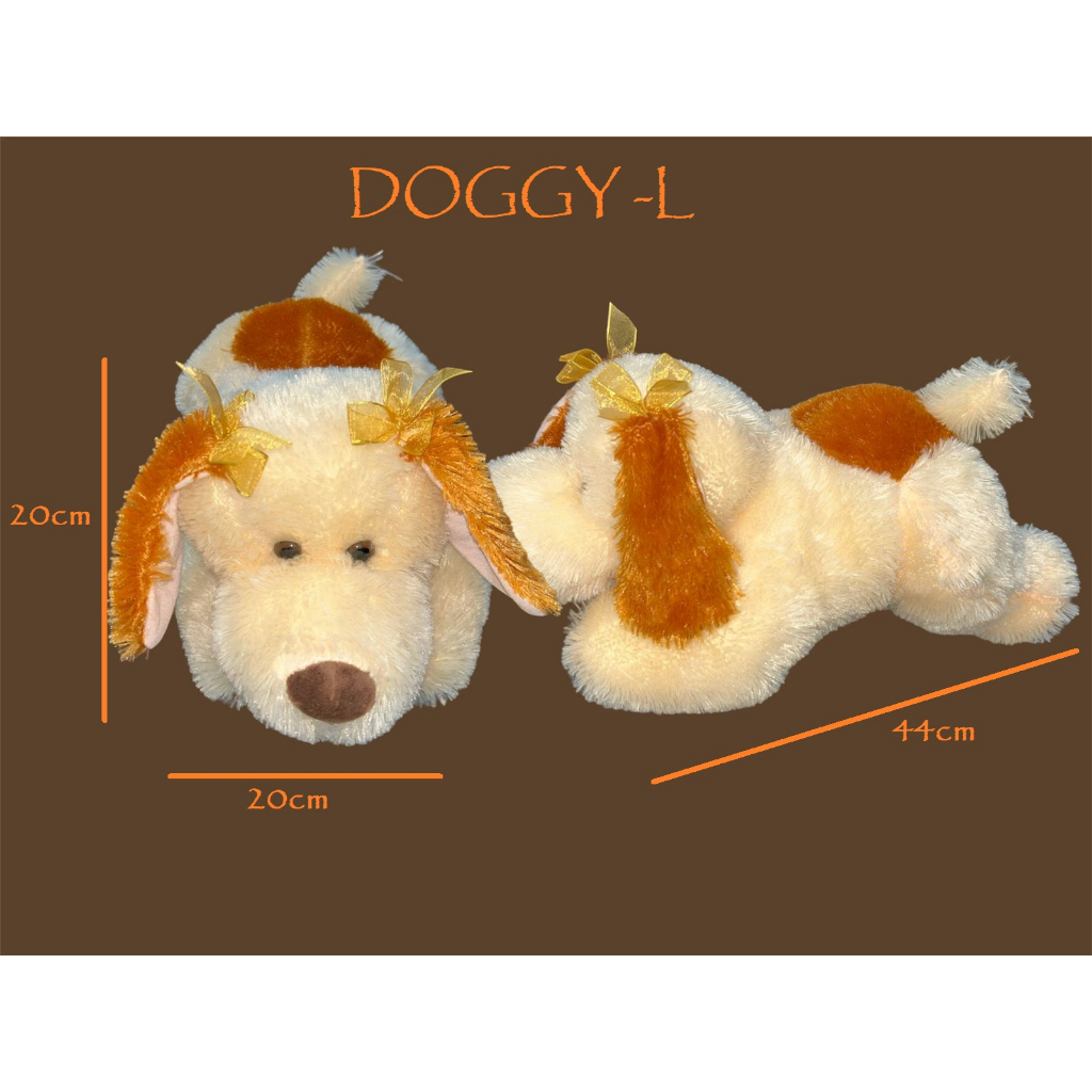 Boneka anjing Doggy ukuran L