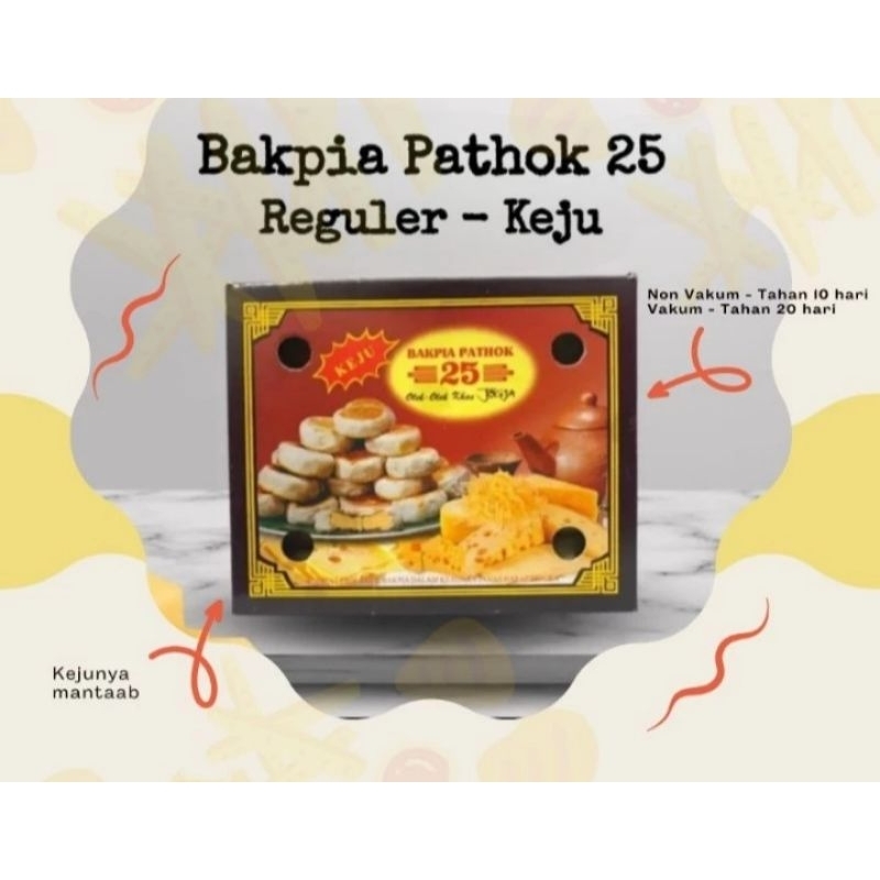 

Bakpia pathok 25 Original Rasa keju