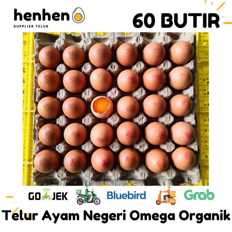 

RB TELUR AYAM NEGERI OMEGA ORGANIK 60 BUTIR / 2 TRAY HENMART