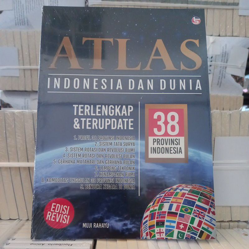 BUKU ATLAS INDONESIA DAN DUNIA TERLENGKAP DAN TERUPDATE (TERANG SEJATI)