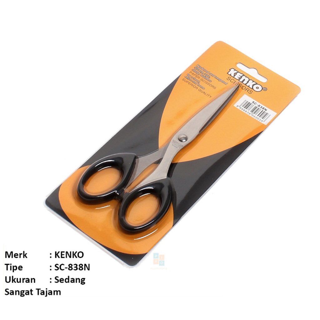 

Gunting Sedang Stainless SC-838N KENKO (1Pcs)