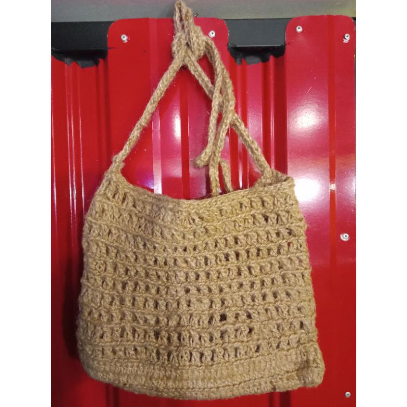 tas rajut benang goni