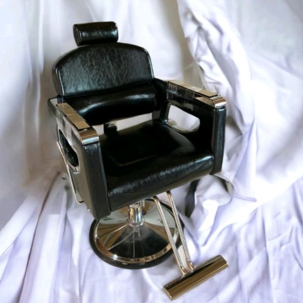 kursi hidrolik 2in1 barbershop dan salon import