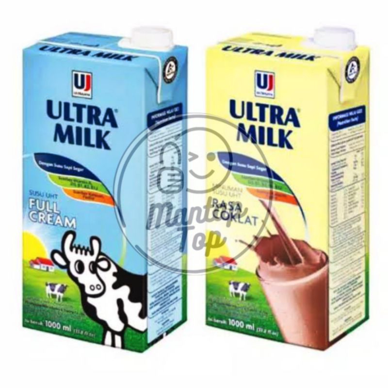 

Susu Ultra Milk UHT 1 Liter | Fullcream - Coklat