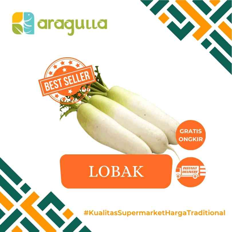 

Lobak [Sayur - Sayuran Segar Instant / Express Surabaya] - Aragulla