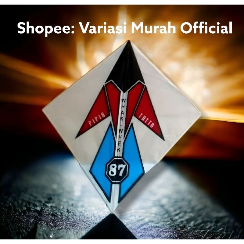 Layangan Sukhoi Pipin Tatto 3 Warna Full Petung Original 10pcs bonus 1pc SUPER