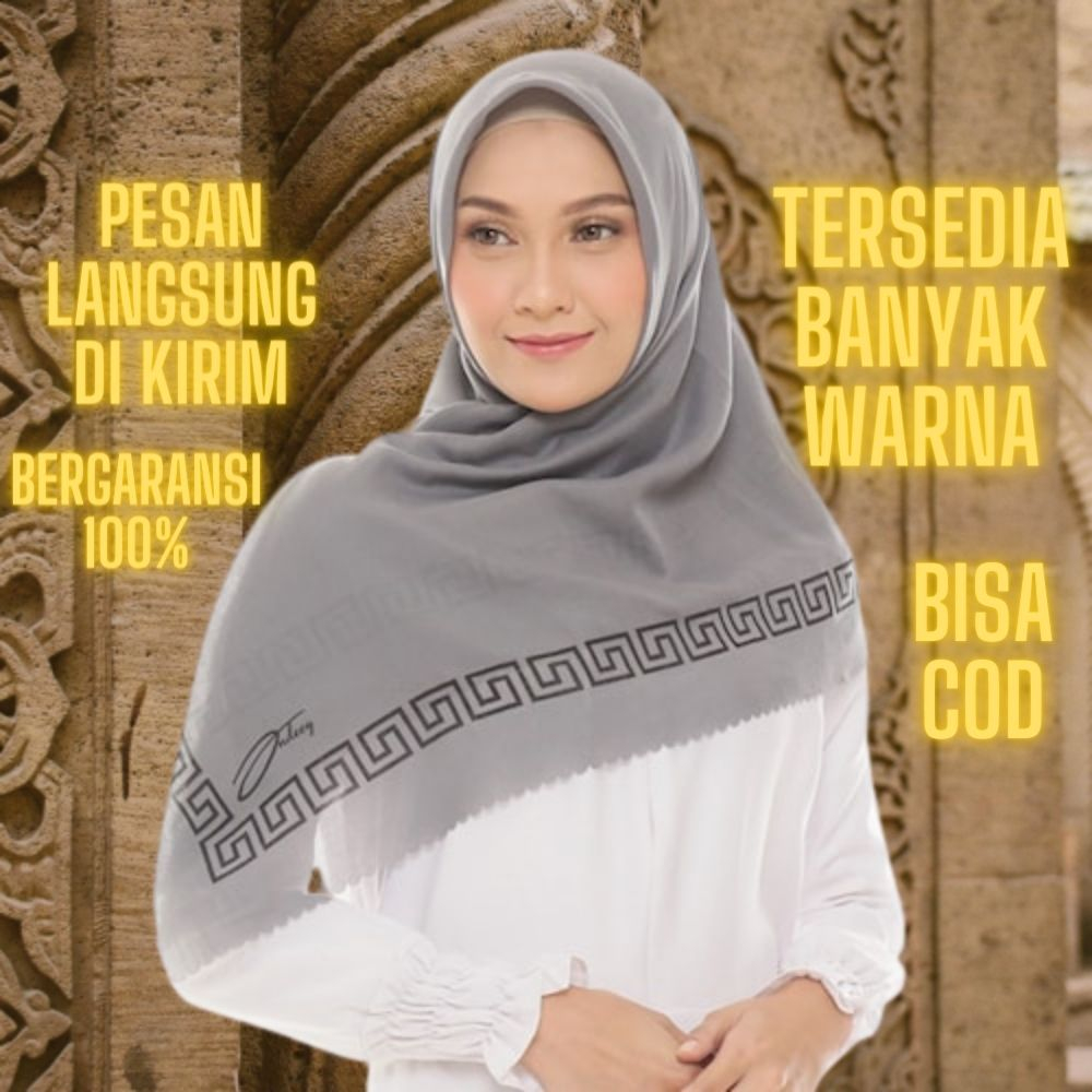 Jilbab hijab kerudung segi empat sport menutup dada bella square umama basic voal kenan hamidah polo