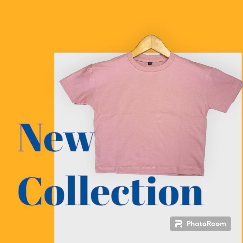 CROP TOP KAOS CROP Basic Crop Tee Cotton Combed 24s