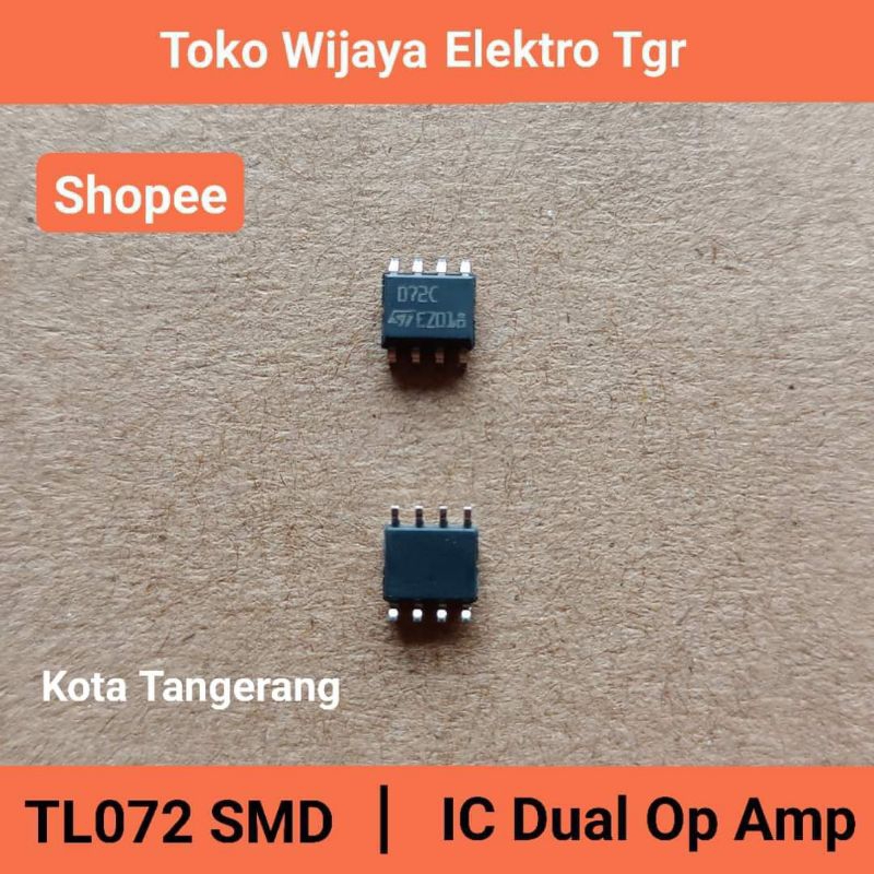 Audio Sparepart | TL072C IC Smd 8 Pin