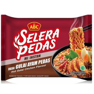 

Abc Rasa Gulai Ayam Pedas 70gr