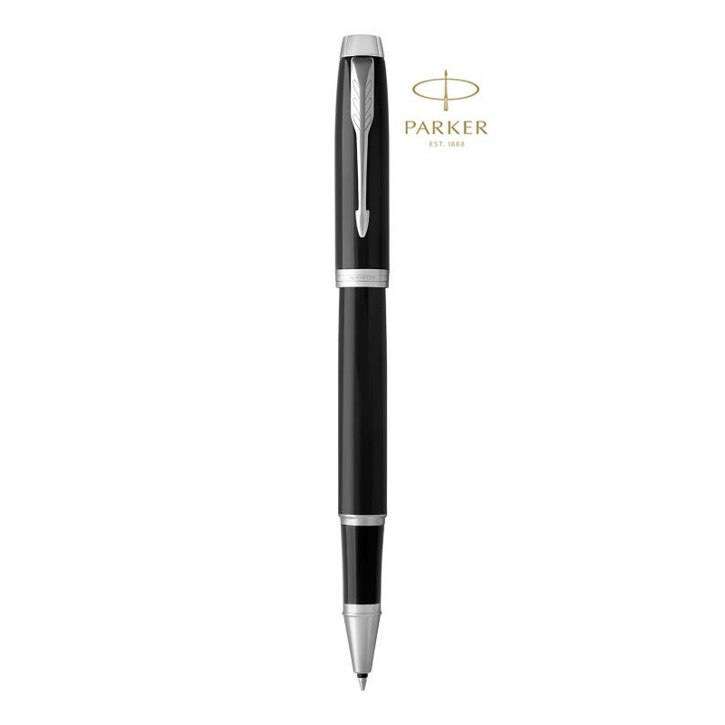 

Premium pen pulpen parker IM BLACK Chrome 100% ASLI dan BARU