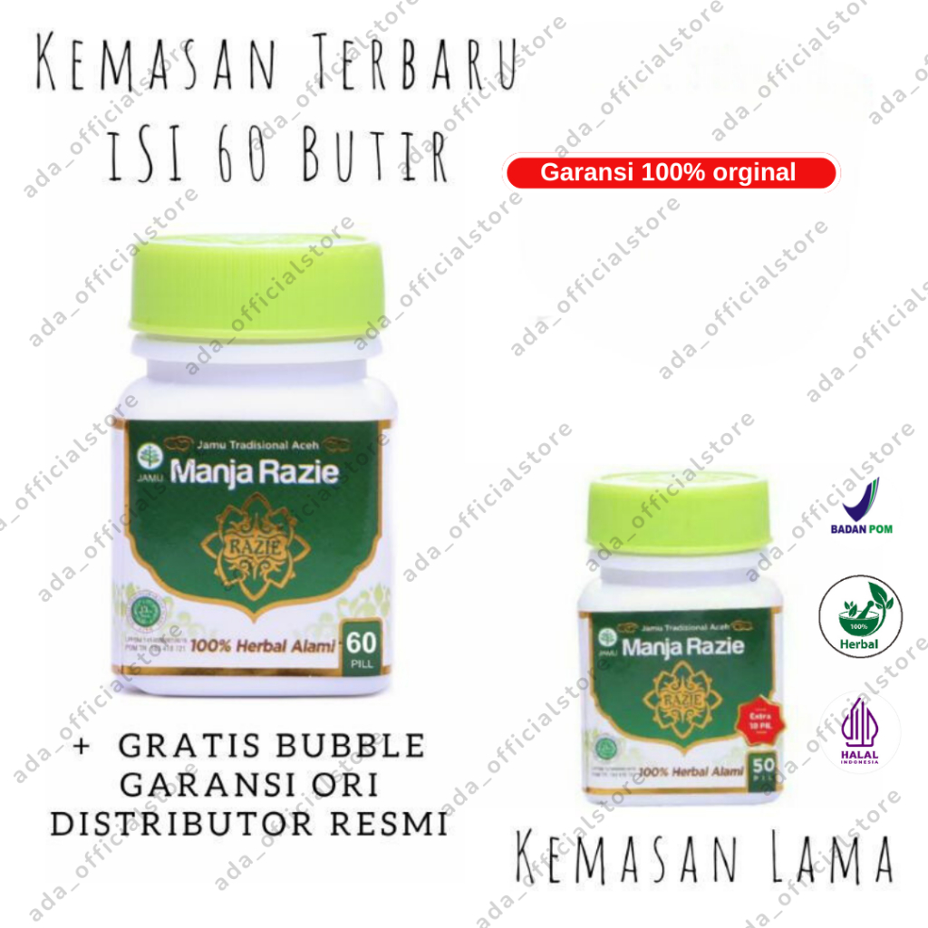 ManjaRazie | Manjakani / Majakani Aceh Razie isi 60 butir Free Konsultasi ManjaRazie | Manja Razie |