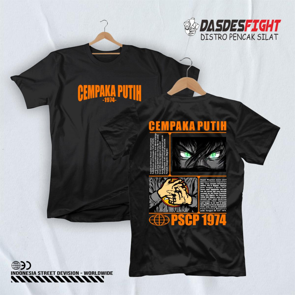 KAOS PENCAK SILAT CEMPAKA PUTIH PSCP TERBARU DESIGN TERBARU