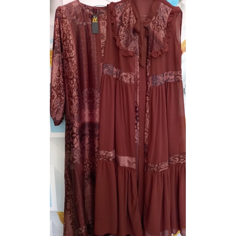 Gamis 2in1 by 3V Moslem Style