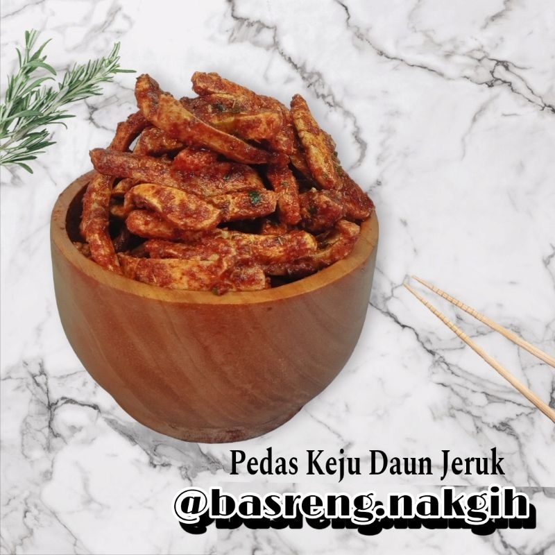 

Basreng Nakgih Keju Pedas Daun Jeruk